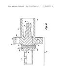 RECEPTACLE WITH NON-CONDUCTIVE RETAINING PIN diagram and image