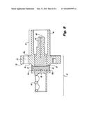 RECEPTACLE WITH NON-CONDUCTIVE RETAINING PIN diagram and image