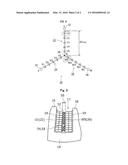 STATOR OF ROTARY ELECTRIC MACHINE diagram and image