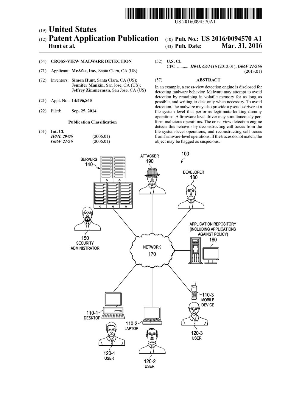 CROSS-VIEW MALWARE DETECTION - diagram, schematic, and image 01