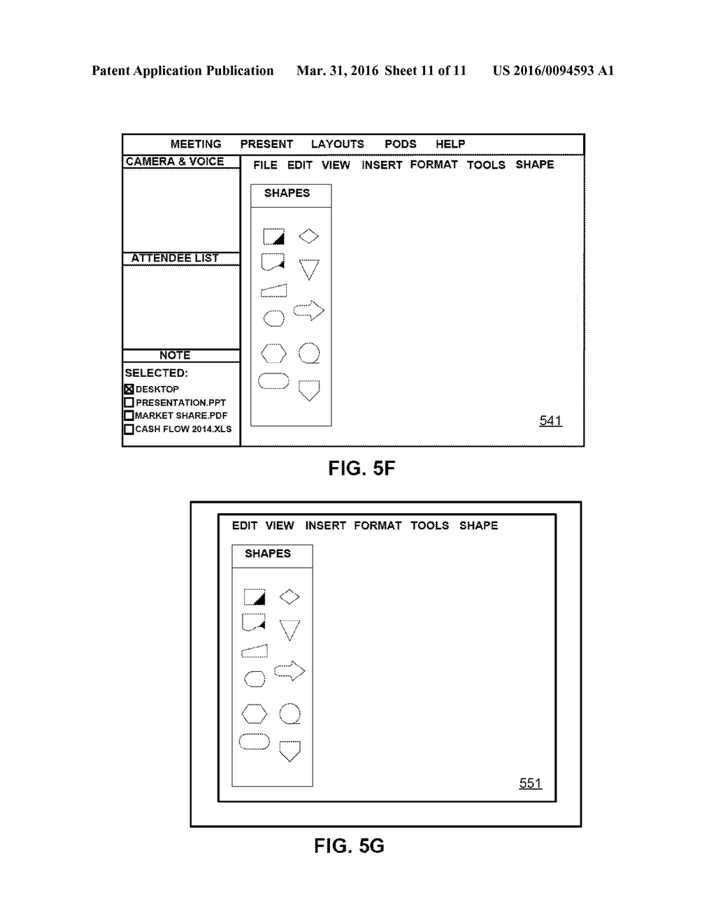 METHOD AND APPARATUS FOR SHARING VIEWABLE CONTENT WITH CONFERENCE     PARTICIPANTS THROUGH AUTOMATED IDENTIFICATION OF CONTENT TO BE SHARED - diagram, schematic, and image 12