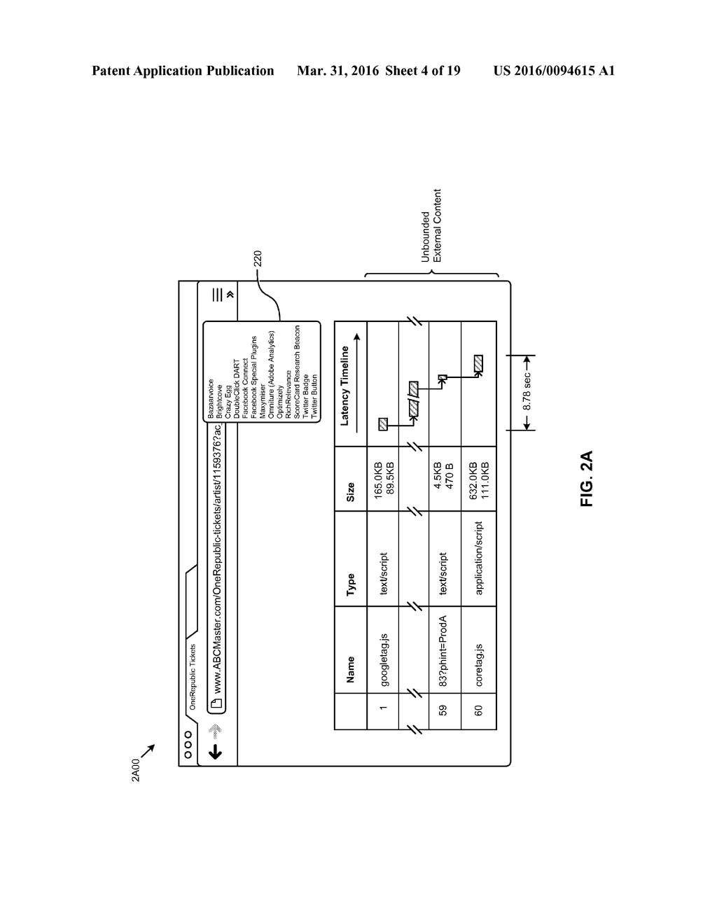 REDUCING WEB PAGE LOAD LATENCY BY SCHEDULING SETS OF SUCCESSIVE OUTGOING     HTTP CALLS - diagram, schematic, and image 05