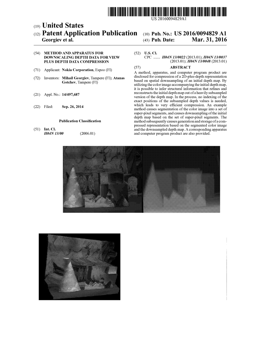 Method And Apparatus For Downscaling Depth Data For View Plus Depth Data     Compression - diagram, schematic, and image 01