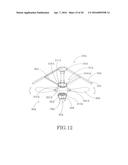 Outdoor Umbrella with Built-In Electro Control Panel diagram and image