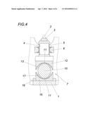 FORGING APPARATUS WITH FORGING RAMS GUIDED IN THE DIRECTION OF STROKE AND     ACCOMMODATING FORGING TOOLS diagram and image