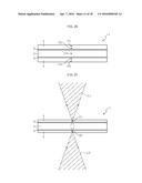 LAMINATE, METHOD FOR CUTTING LAMINATE, METHOD FOR PROCESSING LAMINATE, AND     DEVICE AND METHOD FOR CUTTING BRITTLE PLATE-LIKE OBJECT diagram and image