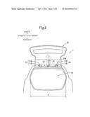 VEHICLE BACK DOOR DEVICE WITH DAMPER STAY STORAGE STRUCTURE diagram and image