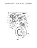 AGRICULTURAL VEHICLE WITH TOE ANGLE ADJUSTMENT diagram and image