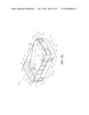 TRANSFORMABLE TRAY AND TRAY SYSTEM FOR RECEIVING, TRANSPORTING AND     UNLOADING ITEMS diagram and image