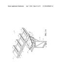 TRANSFORMABLE TRAY AND TRAY SYSTEM FOR RECEIVING, TRANSPORTING AND     UNLOADING ITEMS diagram and image