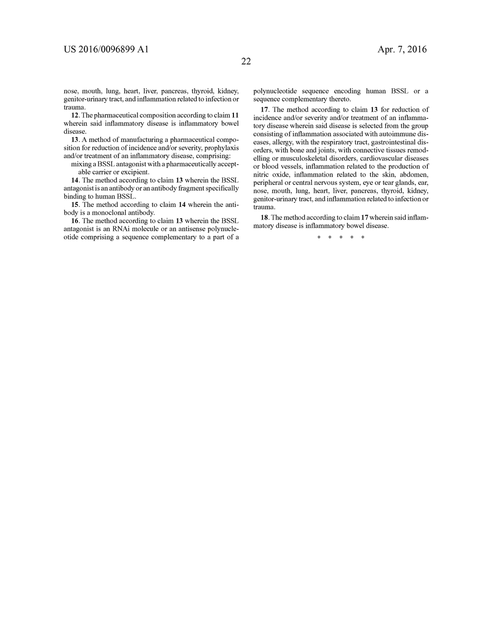 METHODS FOR TREATING JUVENILE ARTHRITIS WITH ANTI-BILE SALT-STIMULATED     LIPASE (BSSL) ANTIBODIES - diagram, schematic, and image 47