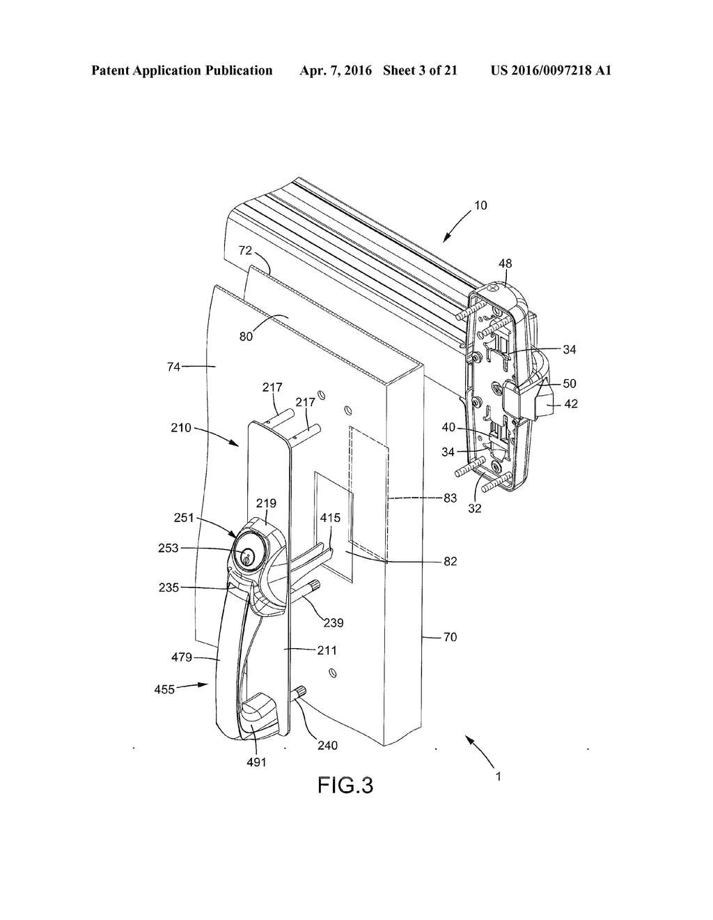 Outer Operating Device for a Door Lock - diagram, schematic, and image 04