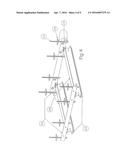 MINING SITE HAVING A SHALLOW ANGLE EXTRACTION SHAFT, SHALLOW ANGLE MINING     METHOD AND METHOD FOR CONSTRUCTING A PENSTOCK diagram and image