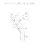 MINING SITE HAVING A SHALLOW ANGLE EXTRACTION SHAFT, SHALLOW ANGLE MINING     METHOD AND METHOD FOR CONSTRUCTING A PENSTOCK diagram and image