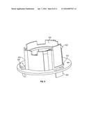 BATTERY POWERED ELECTRONIC CANDLE WITH SPEAKER diagram and image