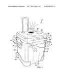 COOLED AIR BLOWING DEVICE diagram and image