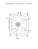 COOLED AIR BLOWING DEVICE diagram and image