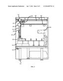 TISSUE PROCESSING AND SLIDE STAINING APPARATUS WITH ROBOTIC ARM HAVING     THREE DEGREES OF FREEDOM diagram and image