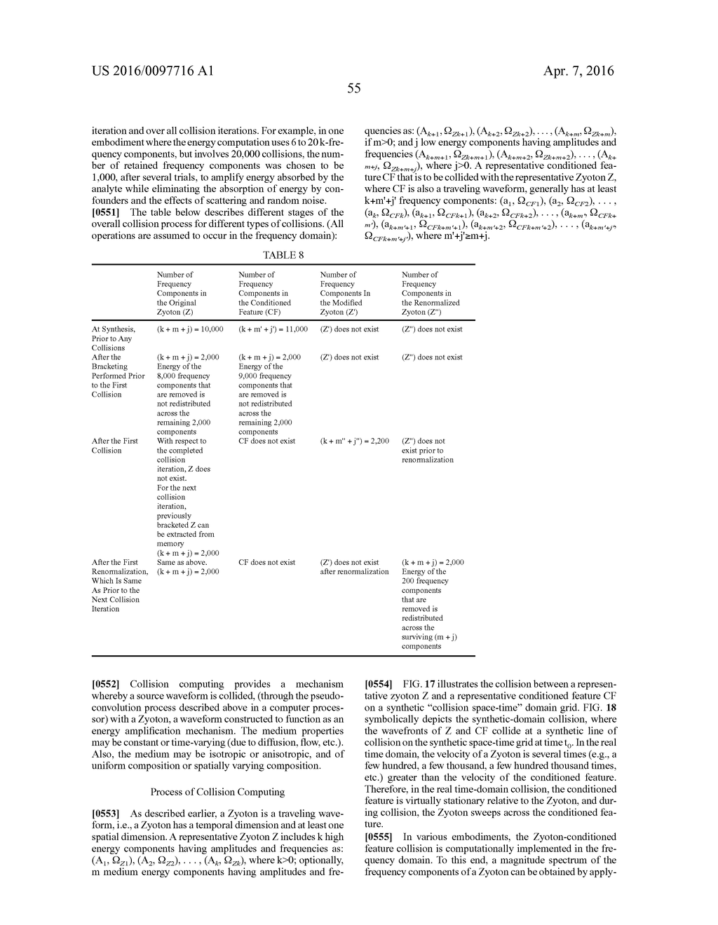 SYSTEMS AND METHODS FOR BLOOD GLUCOSE AND OTHER ANALYTE DETECTION AND     MEASUREMENT USING COLLISION COMPUTING - diagram, schematic, and image 263