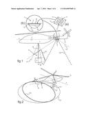 ROTORCRAFT FITTED WITH A RADIOALTIMETER HAVING PLANE ANTENNAS AND A LENS     FOR MODIFYING THE FIELD OF VIEW OF THE ANTENNAS diagram and image