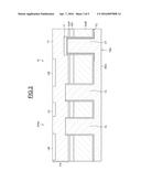 PROCESS FOR FABRICATING AN INTEGRATED CIRCUIT COMPRISING AT LEAST ONE     COPLANAR WAVEGUIDE diagram and image