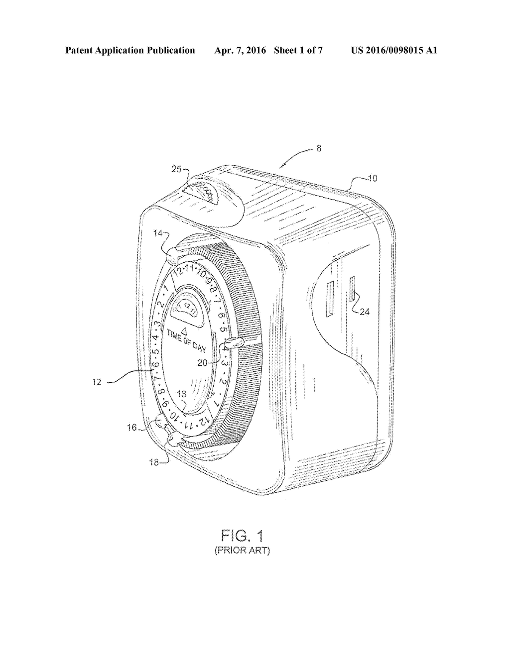 APPLIANCE OR LIGHT TIMER INCLUDING RECHARGEABLE BACK-UP BATIERY     ANDEXTERNAL CHARGER - diagram, schematic, and image 02