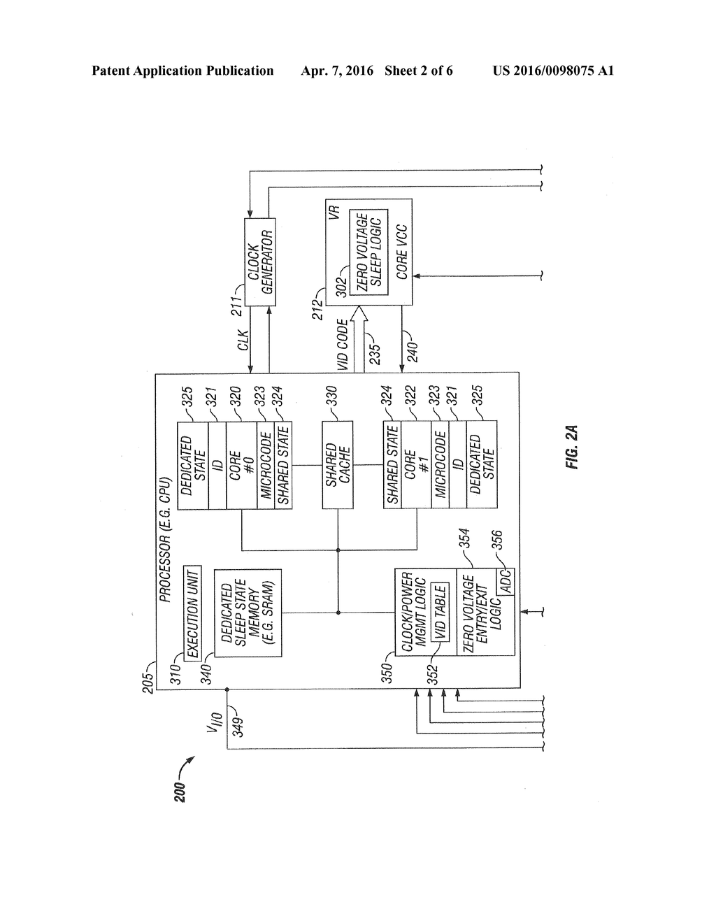 Method And Apparatus For A Zero Voltage Processor Sleep State - diagram, schematic, and image 03