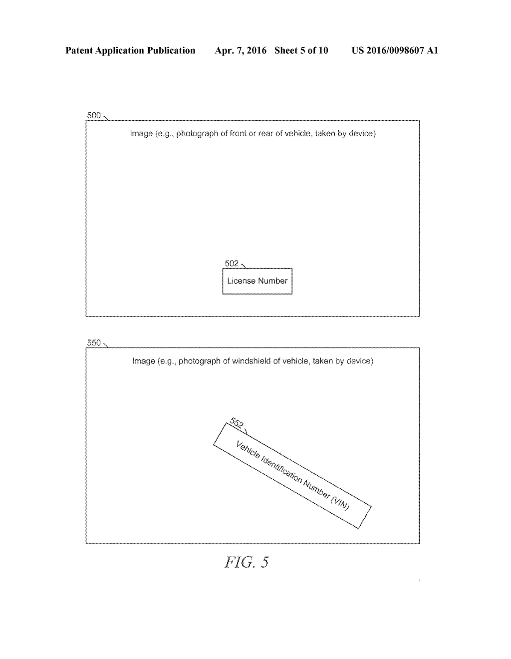 VEHICLE IDENTIFICATION BASED ON AN IMAGE - diagram, schematic, and image 06