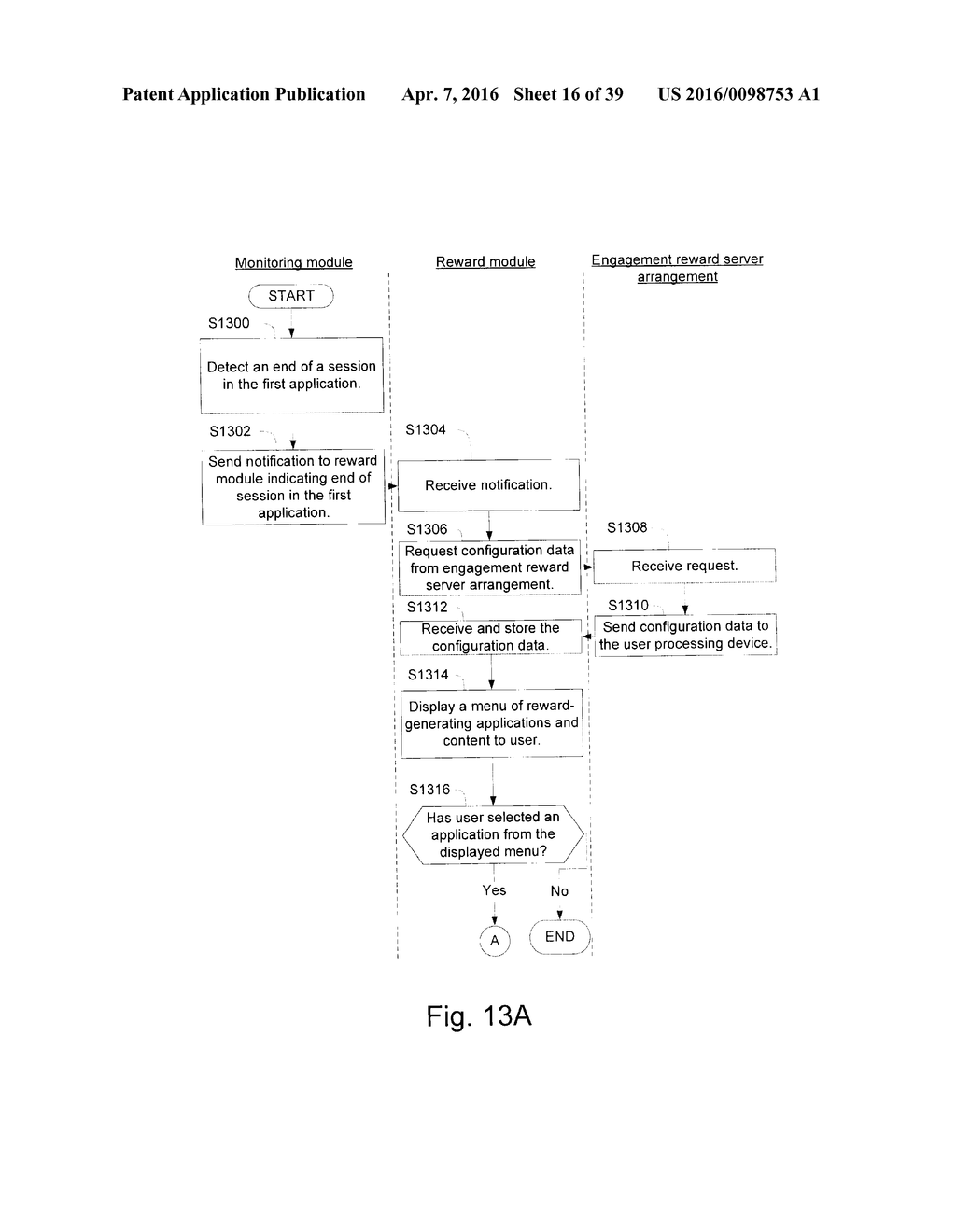 MONITORING AN APPLICATION ON A PROCESSING DEVICE AND GENERATING REWARDS - diagram, schematic, and image 17