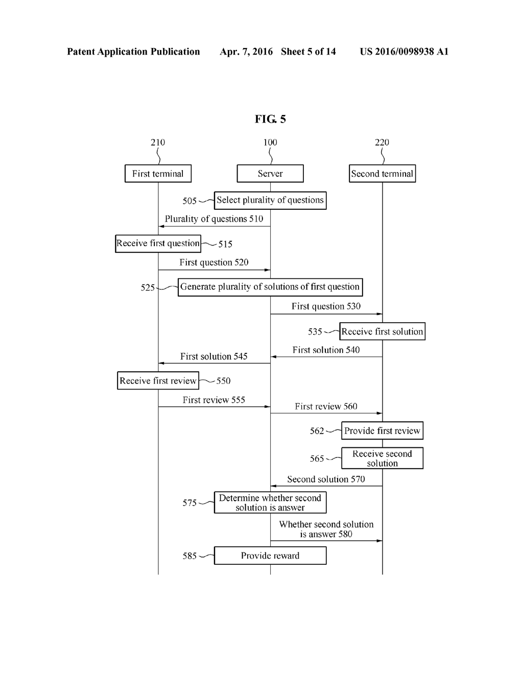 METHOD, SERVER, AND SYSTEM FOR PROVIDING LEARNING SERVICE - diagram, schematic, and image 06