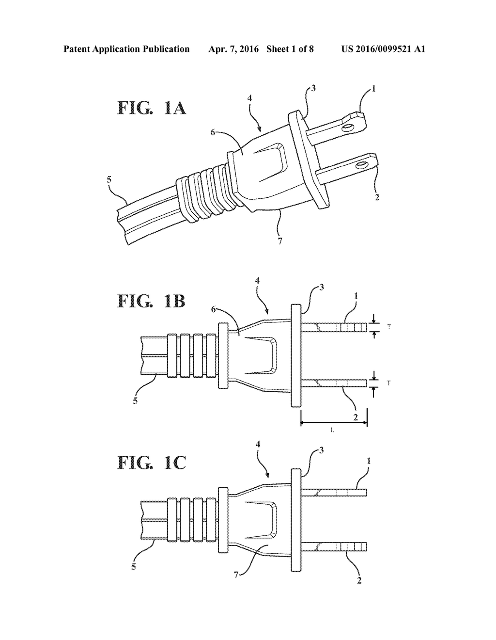 POLARIZED ELECTRICAL PLUG AND ADAPTOR WITH ORIENTATION VERIFICATION - diagram, schematic, and image 02