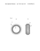 IRON CORE MEMBER, INNER ROTOR TYPE STATOR FOR ROTATING ELECTRICAL MACHINE,     AND METHOD FOR MANUFACTURING INNER ROTOR TYPE STATOR FOR ROTATING     ELECTRICAL MACHINE diagram and image