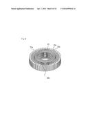 IRON CORE MEMBER, INNER ROTOR TYPE STATOR FOR ROTATING ELECTRICAL MACHINE,     AND METHOD FOR MANUFACTURING INNER ROTOR TYPE STATOR FOR ROTATING     ELECTRICAL MACHINE diagram and image