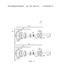 Wide field-of-view stereoscopic projection system diagram and image