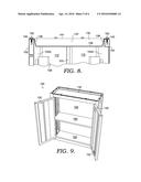 COLLAPSIBLE STORAGE CABINET diagram and image