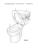 Automatic Toilet Seat Lowering Device diagram and image