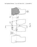 LENGTH-TO-HIP AND WAIST-TO-SIDE SILHOUETTES OF ADULT DISPOSABLE ABSORBENT     ARTICLES AND ARRAYS diagram and image