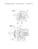 HAND-HELD MACHINE TOOL HAVING AUTOMATIC SHAFT LOCKING diagram and image