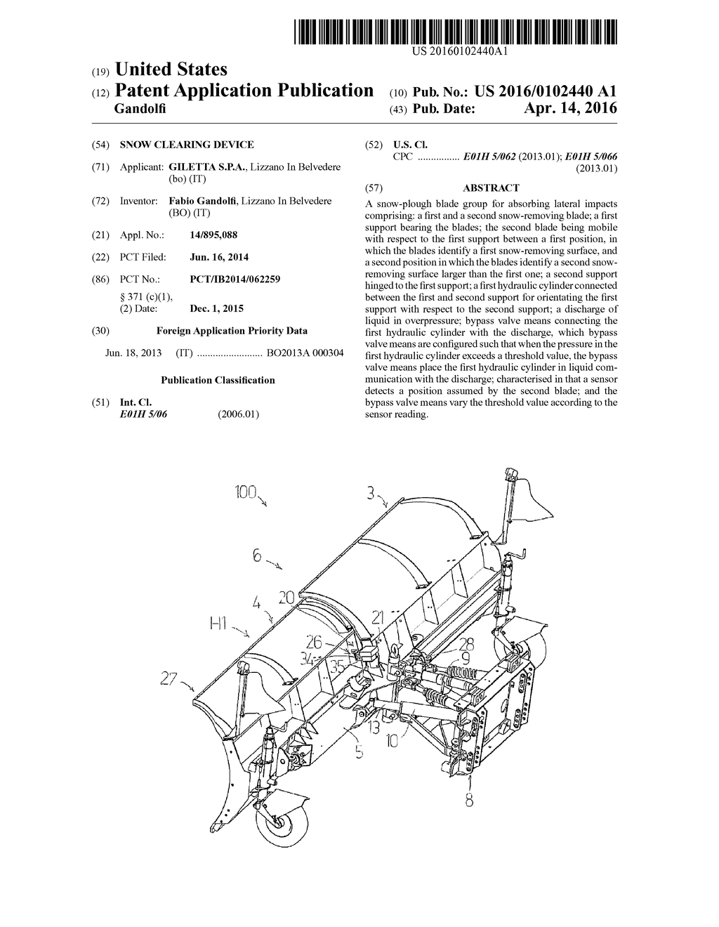 SNOW CLEARING DEVICE - diagram, schematic, and image 01