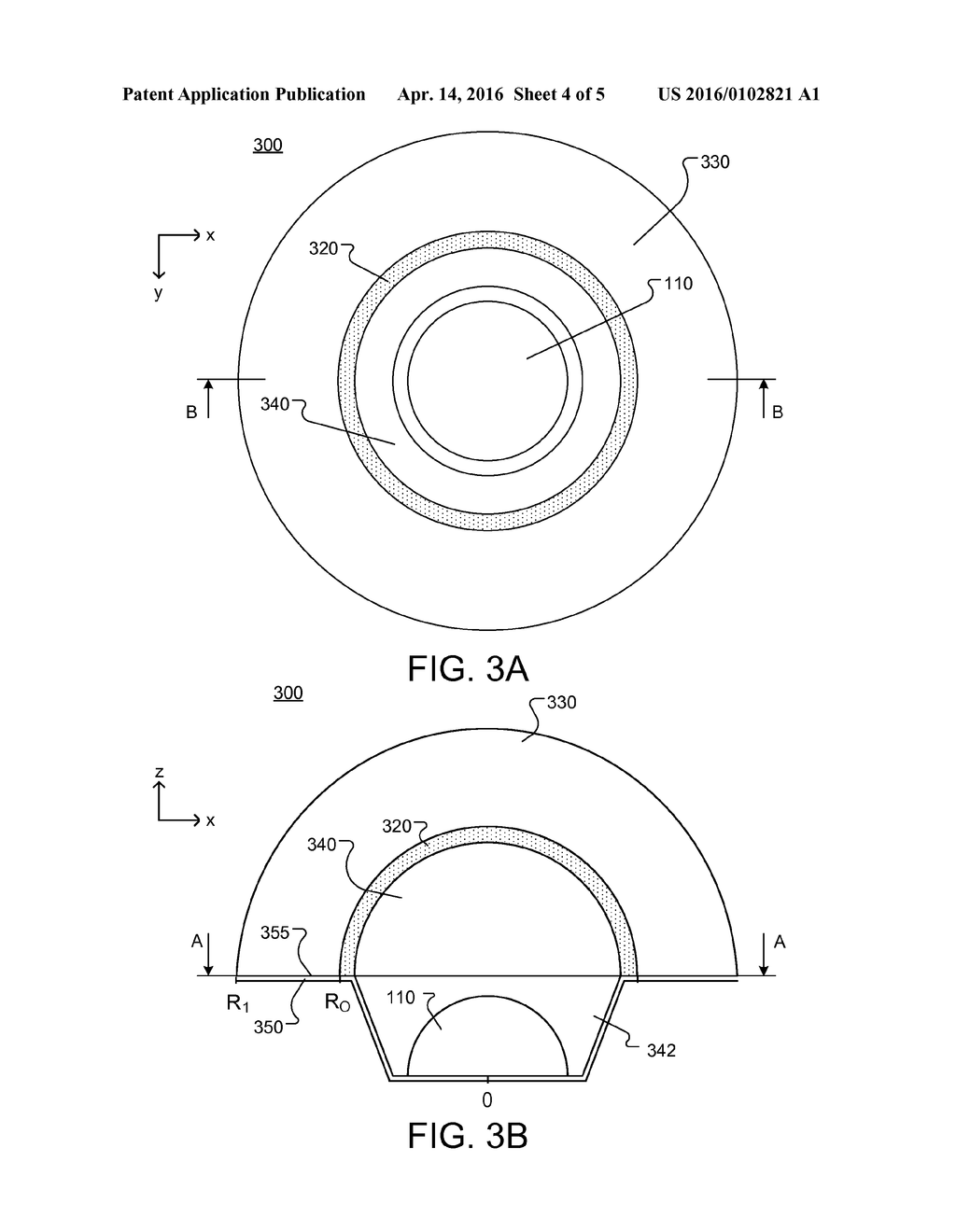 Light-Emitting Device with Remote Phosphor and Recessed Light Emitting     Element - diagram, schematic, and image 05