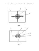 Method of using a touch display screen to adjust and determine a reticle     of electronic firearm sight diagram and image