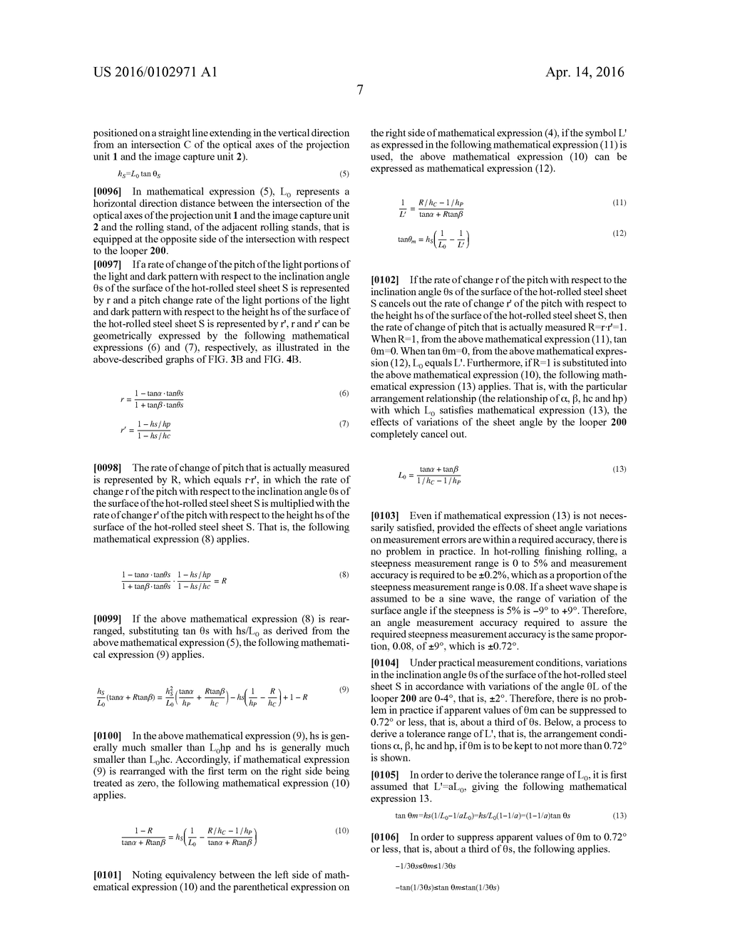 METHOD FOR MEASURING FLATNESS OF SHEET, DEVICE FOR MEASURING FLATNESS OF     SHEET, AND PRODUCTION METHOD FOR STEEL SHEET - diagram, schematic, and image 24