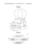 APPARATUS USING RADIO RECEPTION FOR DETECTING DISPLACEMENT OF A VEHICLE IN     A DIRECTION AT RIGHT ANGLES TO ITS ADVANCEMENT DIRECTION diagram and image