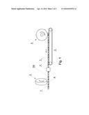 Protective member for rod-like elements, in particular rod sections and/or     an endless rod, travelling within a measuring head used in tobacco     industry and corresponding measuring head diagram and image