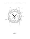 Electronic timepiece diagram and image