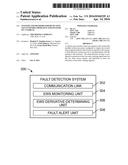 SYSTEMS AND METHODS FOR DETECTING FAULTS WITHIN OPERATIVE SUB-SYSTEMS OF A     VEHICLE diagram and image