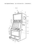 SLOT MACHINE INCLUDING A PLURALITY OF VIDEO REEL STRIPS diagram and image