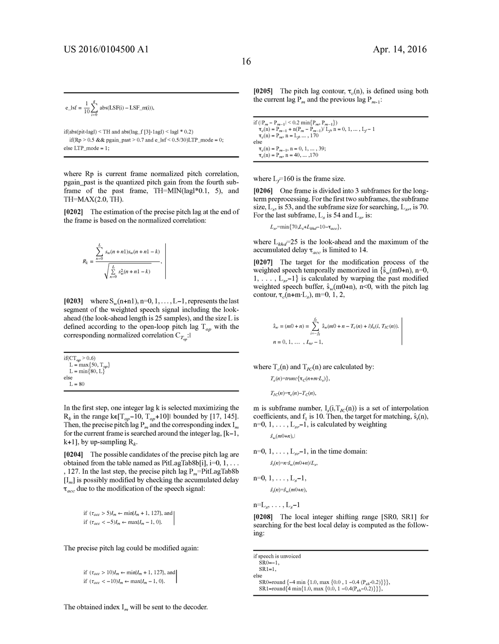 Adaptive Codebook Gain Control for Speech Coding - diagram, schematic, and image 35