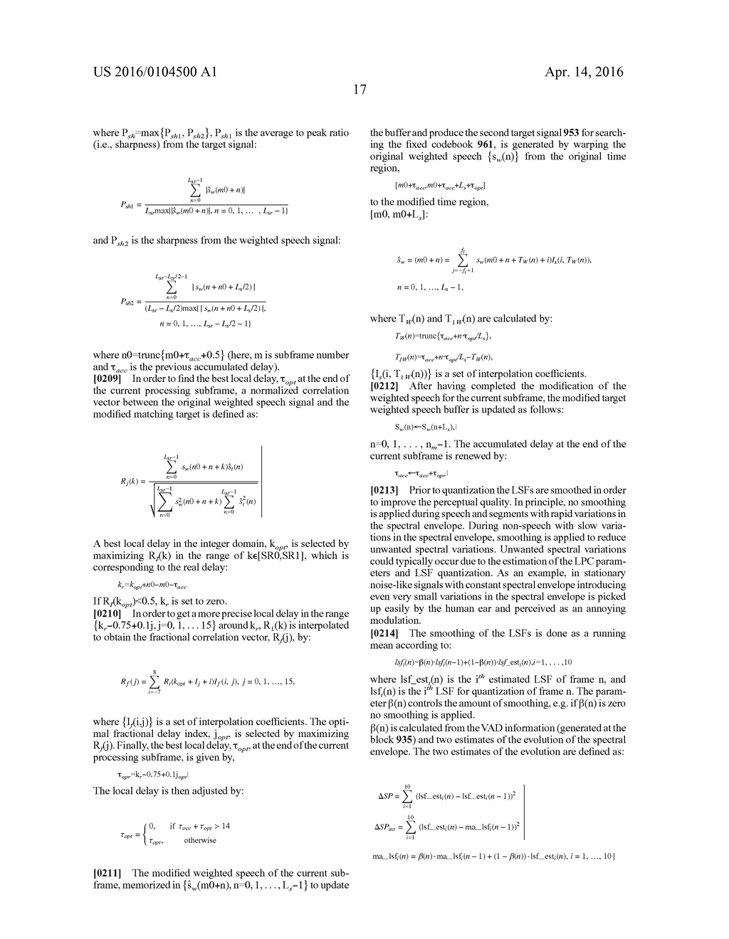 Adaptive Codebook Gain Control for Speech Coding - diagram, schematic, and image 36