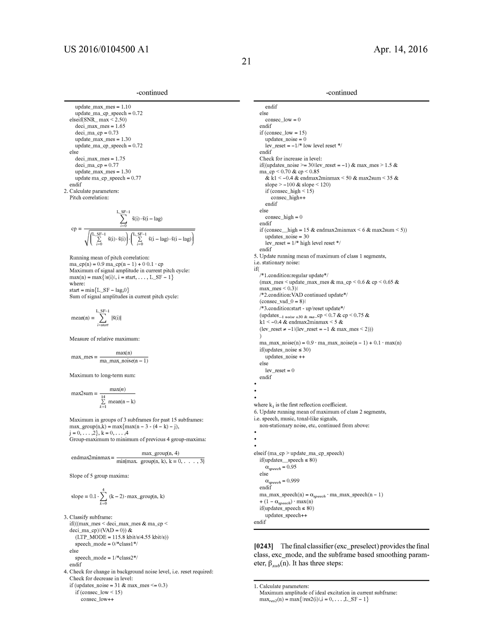 Adaptive Codebook Gain Control for Speech Coding - diagram, schematic, and image 40